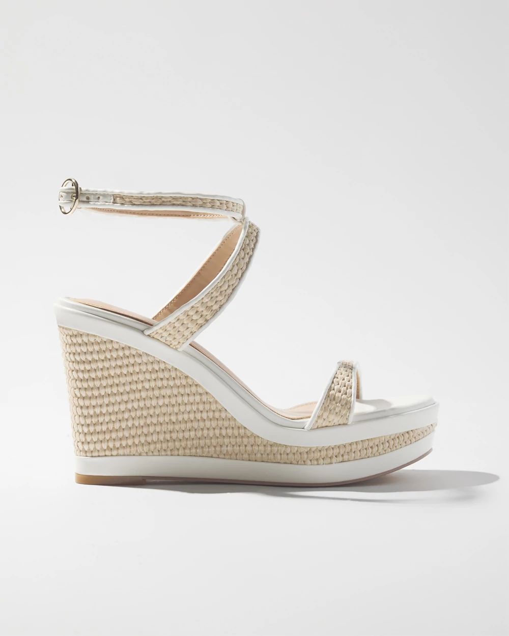 White house black market wedges top